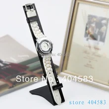 10 шт. витрина для часов держатель часов пластиковые часы украшение подставка на столешницу черный