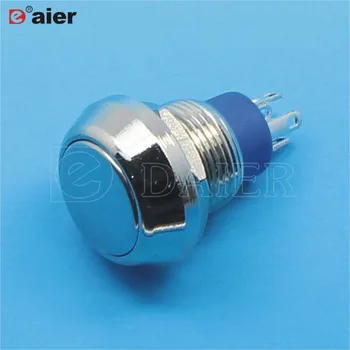 

50PCS GQ-12F-11 12mm momentary waterproof metal push button switch