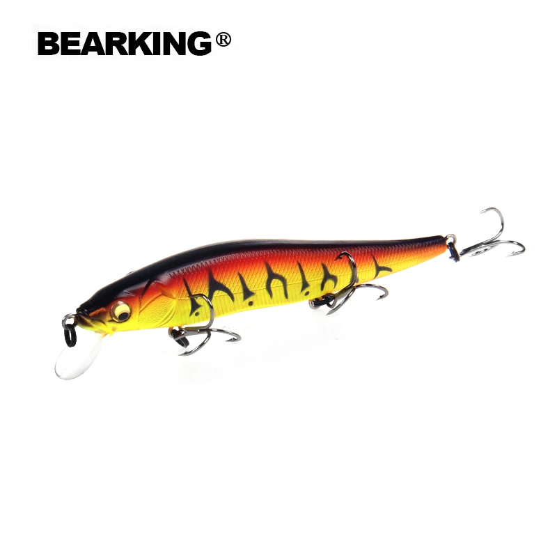 Bearking Bk17-W1, воблер, гольян, 11 см, 14 г, 1 шт., приманка для рыбалки, 1,5 м, глубина глубокого погружения, жесткая приманка, длинный язык, гольян, подвесная приманка - Цвет: Col.N