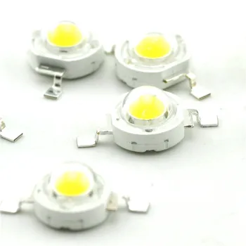 

10pcs 3w LED Green 3.4 - 3.6v high power led beads high brightness + 10PCS aluminum radiator-fan