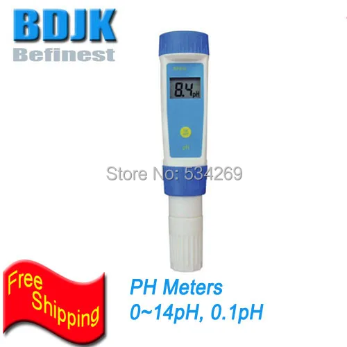 

0~14PH Pen PH Meters with 0.1pH Accuracy & Temperature Display Free Shipping