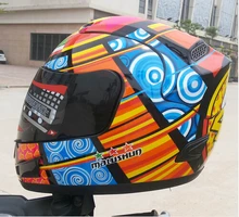 (1pc) DOT Approved NO.46 Marushun Valentino Rossi Helmet Motorcycle Full Face Helmets Carting Racing Motorbike Capacete Casco