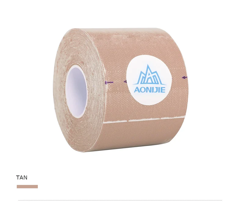 AONIJIE E4112 5m*5cm Elastic Kinesiology Sport Tape Muscle Protective Bandage Roll Sports Physio Strain Injury Support Gym