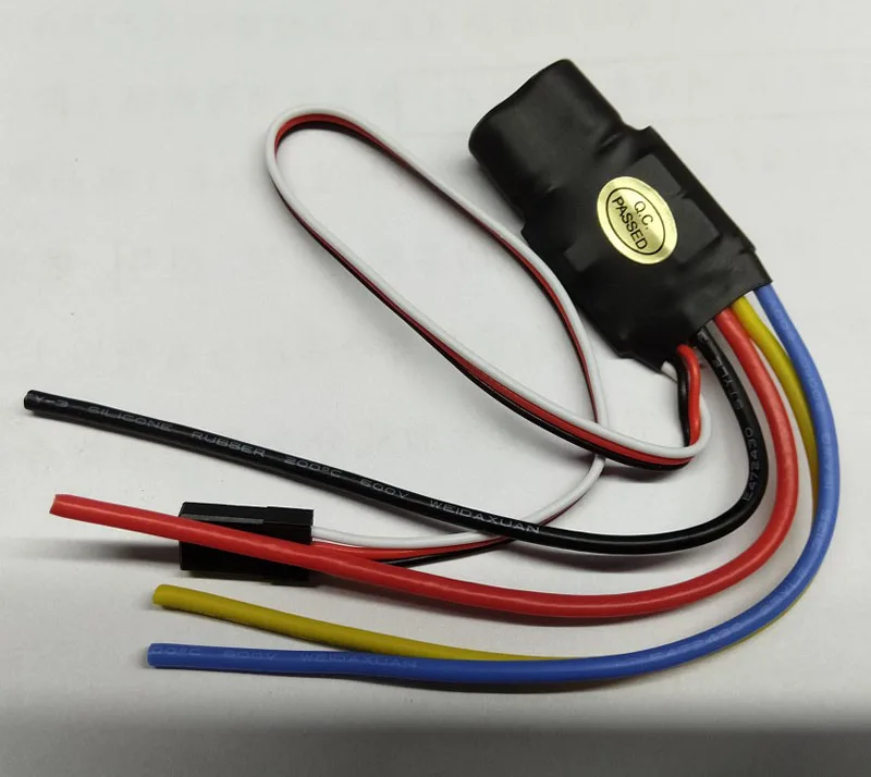

Unidirectional 40A 2S 3S 4S 5S 6S Brushed ESC W/ T Plug 4mm F Single One-way Speed Control For FPV Drone Boat/Car Parts Max 45A