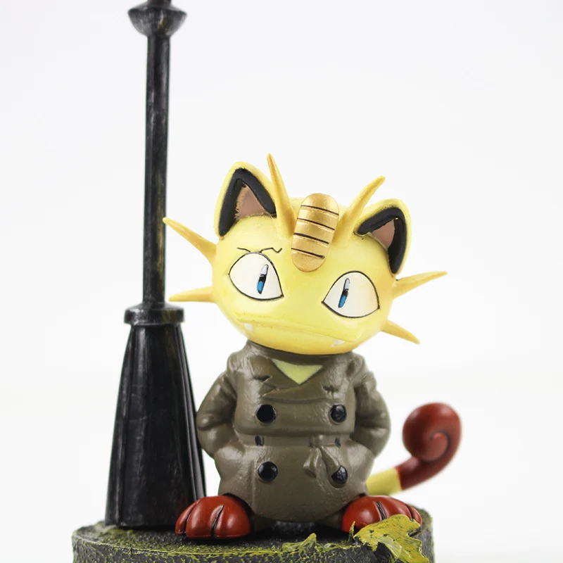 Игрушечная фигурка Meowth 6 см игрушечная команда ракета кот модель куклы подарок
