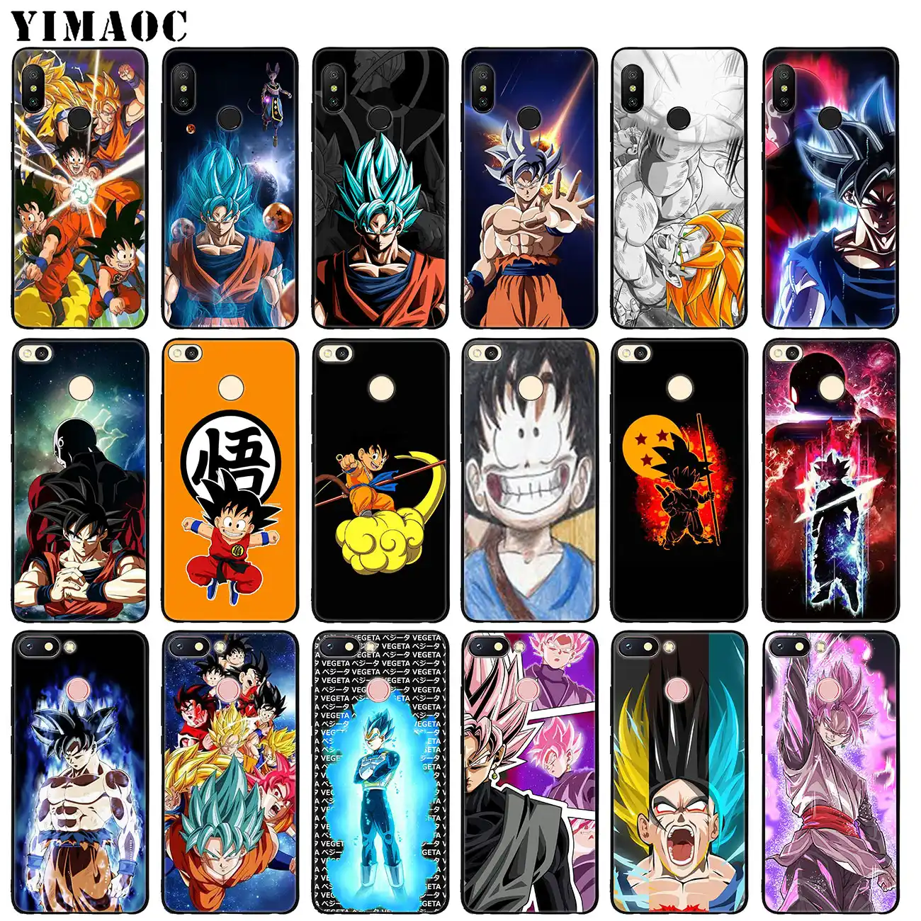 Yimaoc Dragon Ball Z Goku Dbz Soft Silicone Phone Case For Xiaomi