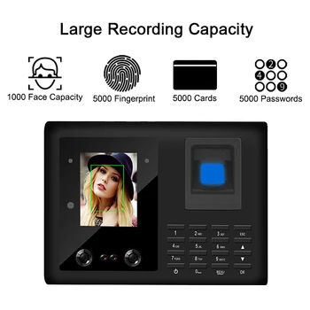 

Eseye Face Recognition Time Attendant Fingerprint Attendant System TCPIP/USB Fingerprint Access Control Recorder Employee