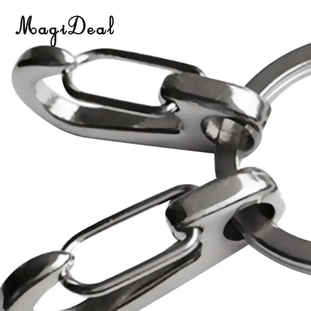 2 Pcs Stainless Steel Snorkeling Swimming Diving Quick Release Keychain Carabiner Snap Hook Quickdraw Clip with Key Chain