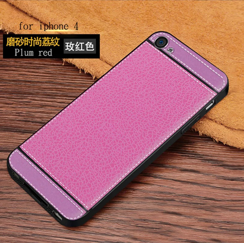 Litchi silicone case iphone 4 4s (14)