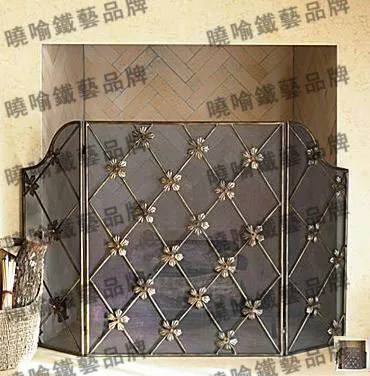 Europe type restoring ancient ways do old high-grade, wrought iron floor mantel. Coals fence