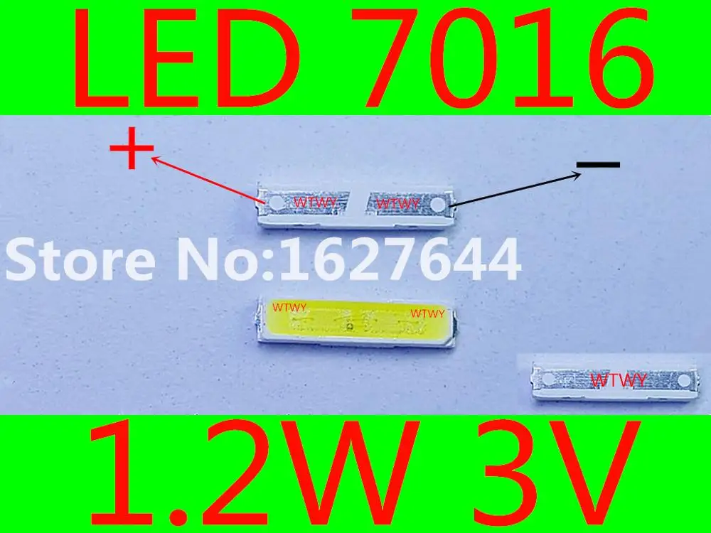500 шт. светодиодный светильник jufei 7016 светодиодный подсветка ТВ двойные чипы холодный белый высокой мощности 1,2 Вт 3 в 7016 для Светодиодный ЖК Подсветка ТВ применение