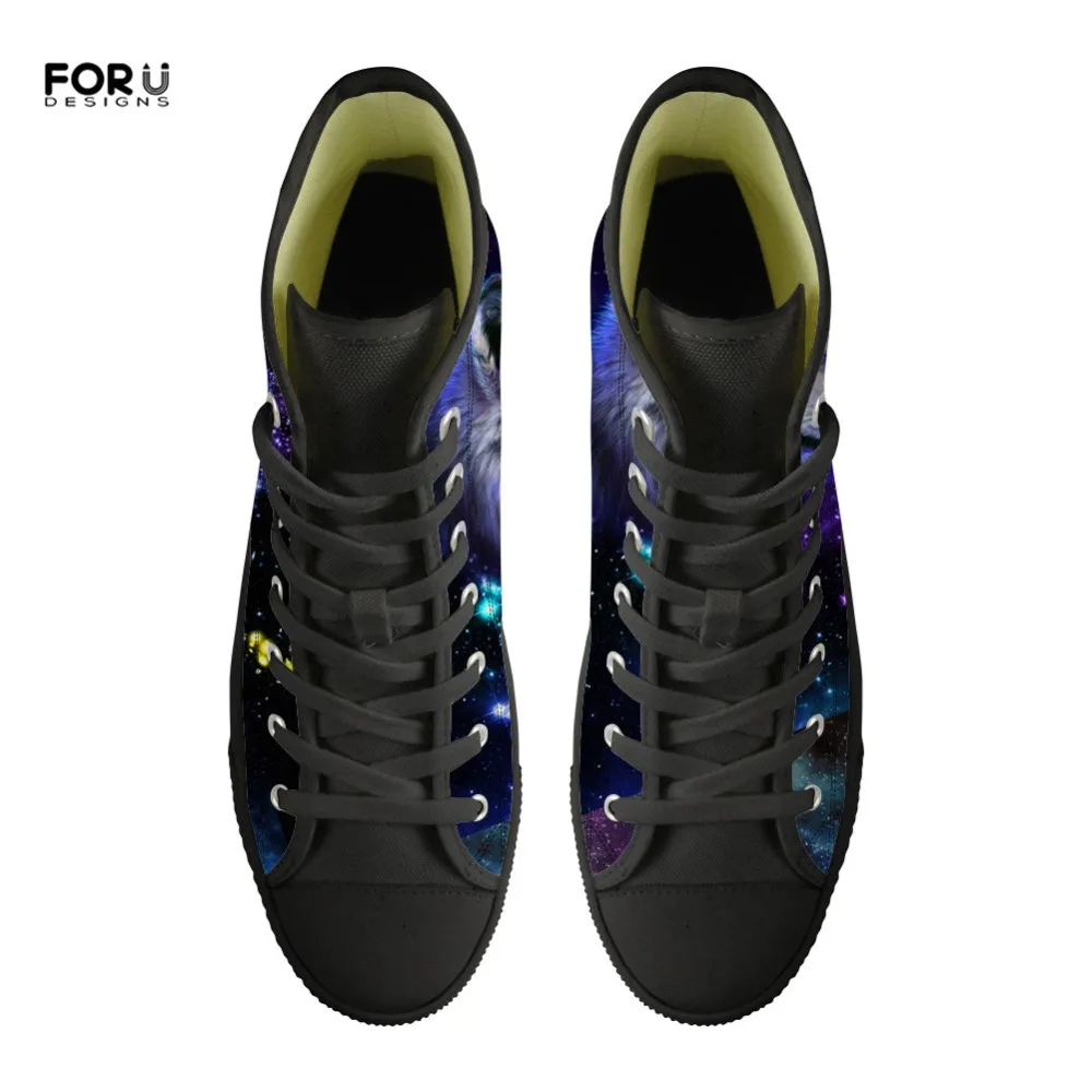 custom Sneakers Z40 cc3714z38 Loup Vulcanisé Z38 cc3207z38 cc3384z38 Toile Appartements cc3383z38 Femmes 3d Chaussures Femme Custom cc3197z38 Forudesigns High cc3196z38 Casual Galaxy Top cc3206z38 Motif Cool Animal Dames ARL5jc34q