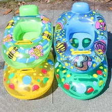 Детский плавательный круг для детей бассейн сиденье малыша поплавок кольцо помощь тренажер Поплавок воды для детей мультфильм дизайн