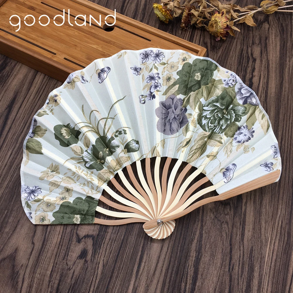 

free shipping 1pcs silk hand fan