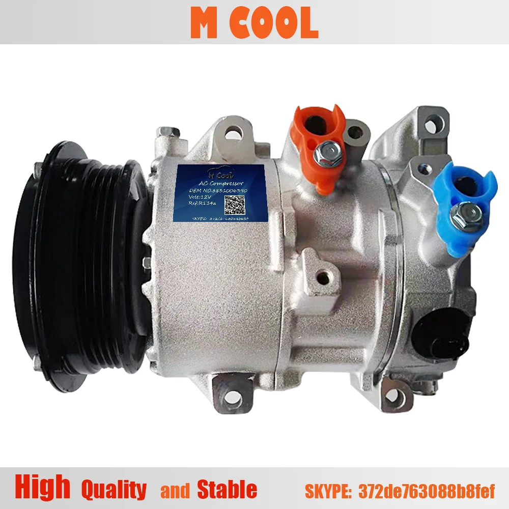 

6seu16c Auto AC Compressor For Toyota Camry 2.4L 2.5L 2009 2010 2011 883100R014 8831006390 4472601209 447260-3650 4472603651