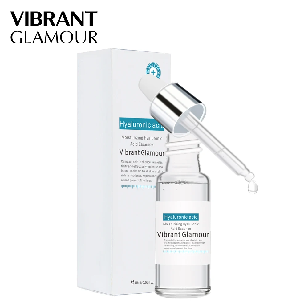 VIBRANT GLAMOUR Hyaluronic Acid Shrink Pore Face Serum Moisturizer Essence Face Cream Ageless Lift Firming Facial Skin Care 15ml - Вес нетто: Hyaluronic Acid