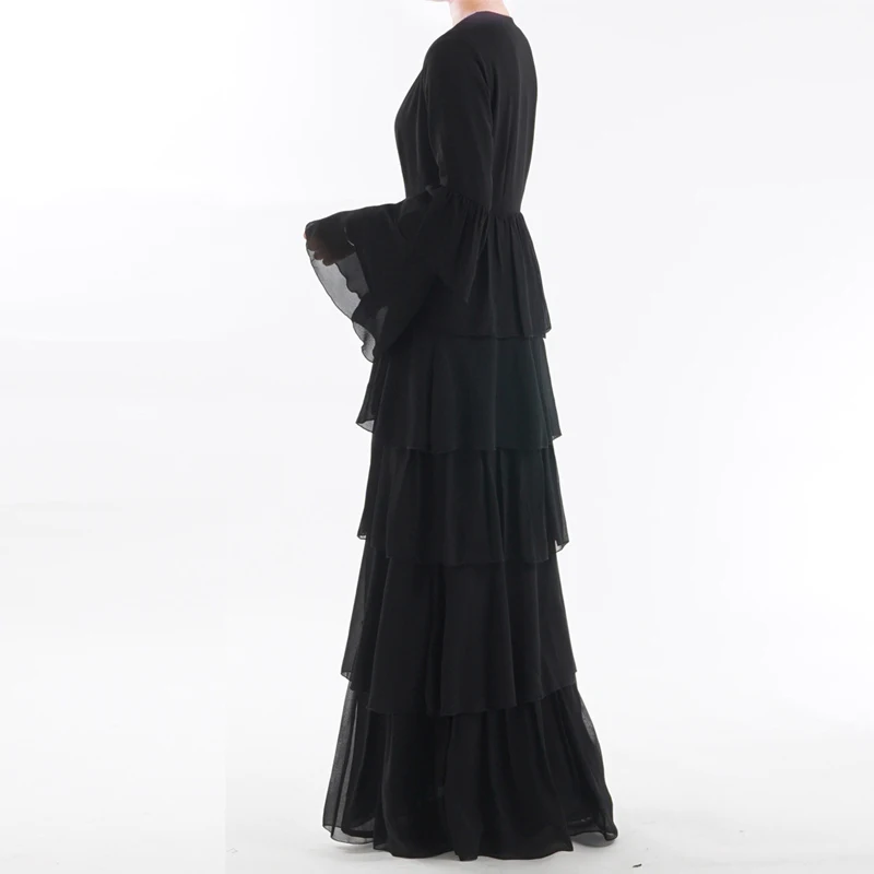 Abaya dubai kaftan hijab muçulmano vestido malásia
