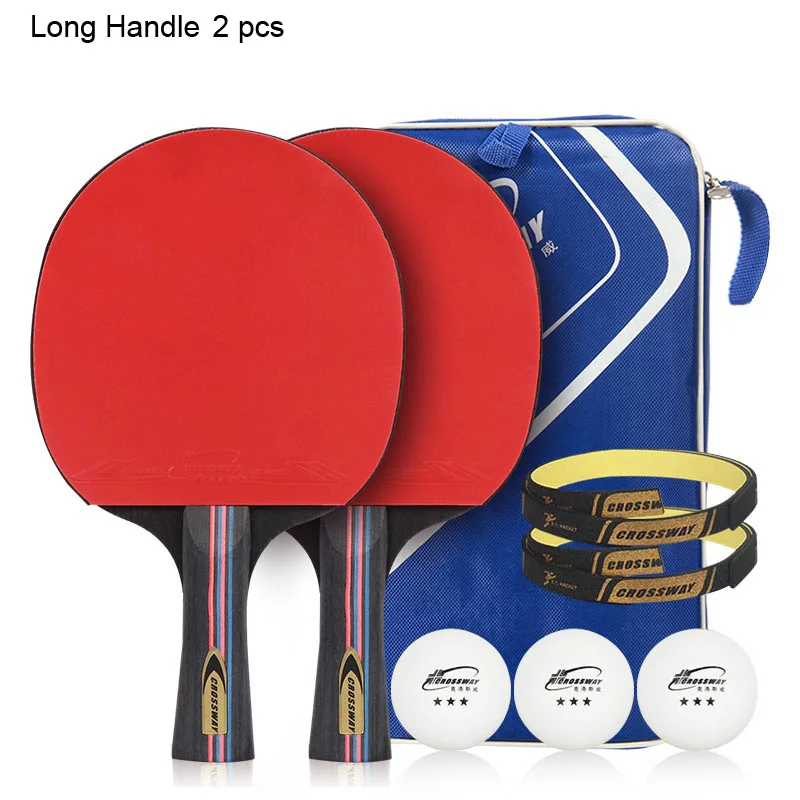 

Crossway 1100 Table Tennis Paddle 2 pcs/set Ping Pong Paddle Racket And Pingpong Ball Set