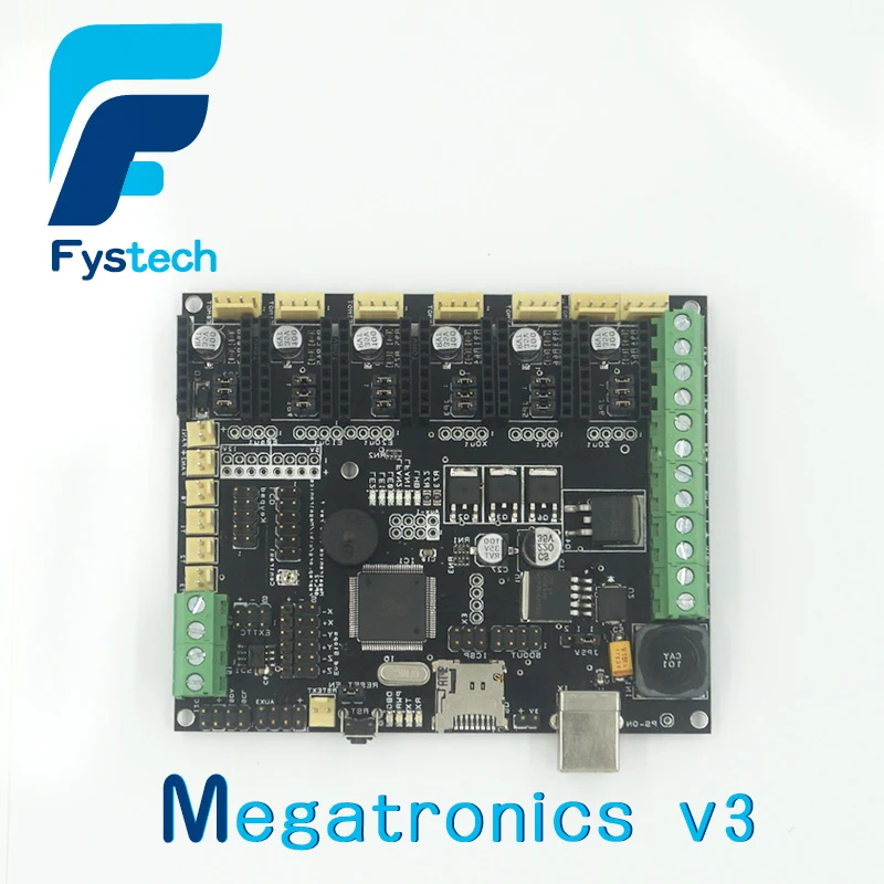 Free shipping 3D printer controller board Megatronics 3 firmware version integrates Marin 3D printer accessories