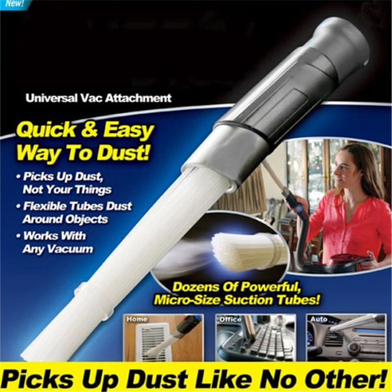 

Multi-functional Dust Daddy Brush Cleaner Dirt Remover Portable Universal Vacuum Attachment Tools Home Vacuum Cleaning Tool