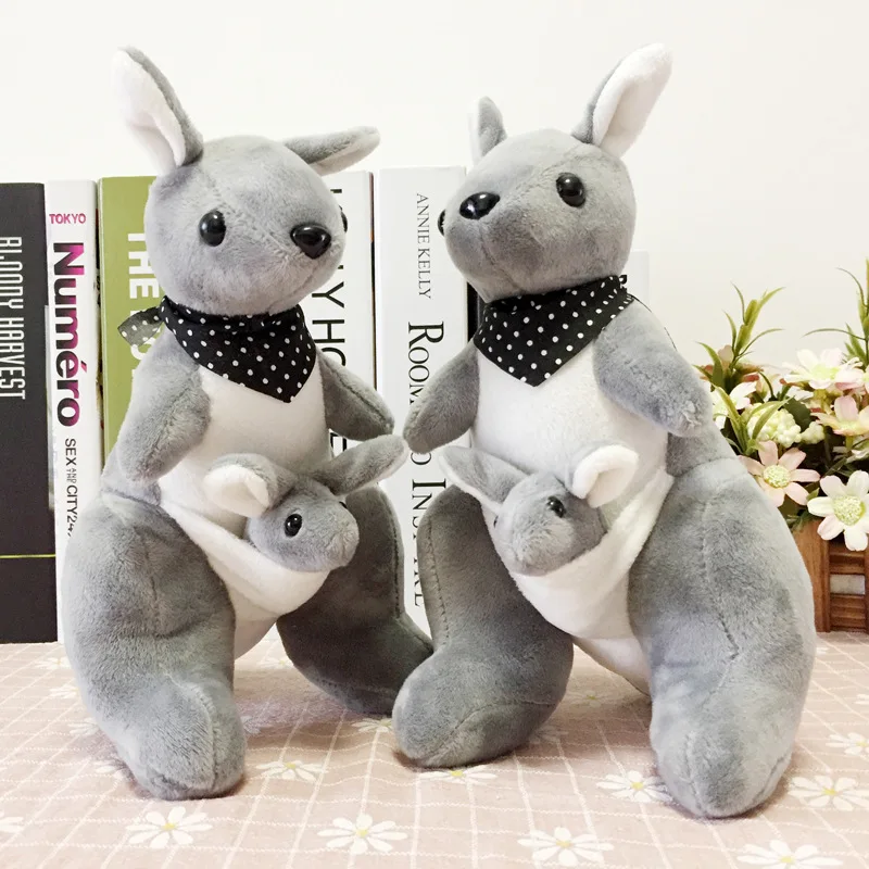 

20cm Australian Kangaroo Plush Toy Kangaroo Soft Toy Stuffed Animal Doll Child Kangaroo Doll Valentine's Day Birthday Gift