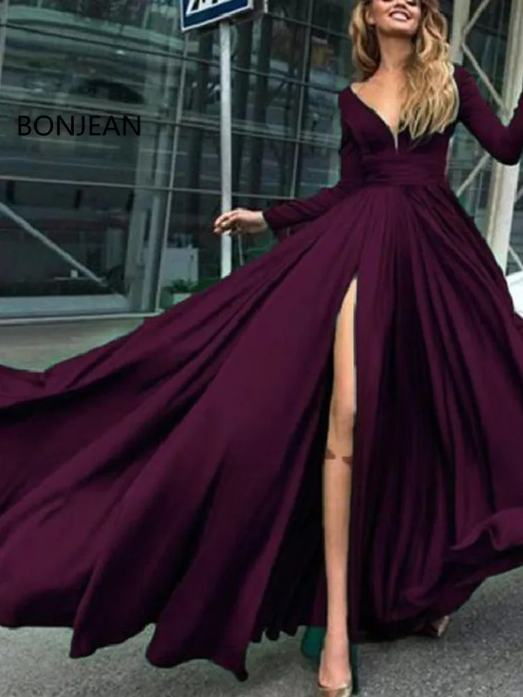 dark maroon dresses