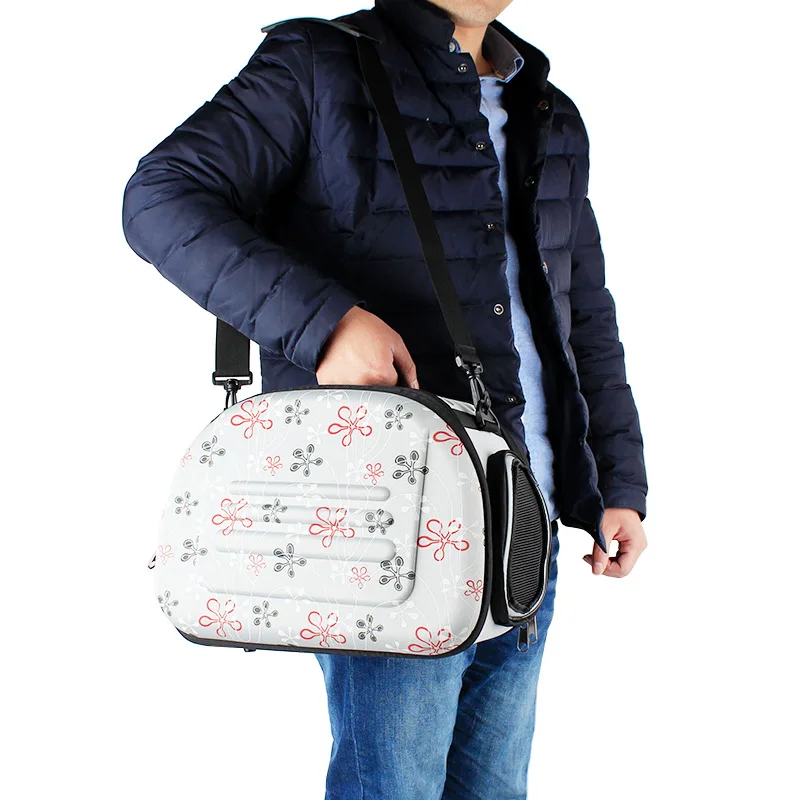 Складная переносная сумка для кошек, переносная легкая сумка для собак, дорожная сумка для щенков, переносная Сетчатая Сумка на плечо для домашних животных