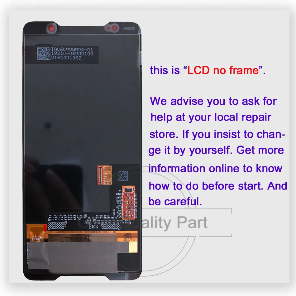 100% протестированный 6 0 &quotдля ASUS ROG Phone ZS600KL LCD AMOLED дисплей экран Сенсорная панель