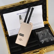 Wireless Signal Detector WiFi Bug Detector Camera RF Detector Signal Transmitting Detector With GSM & GPS Dual Voice Alarm