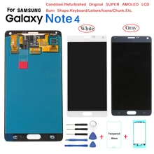 Для samsung Note 4 N910 N9100 дисплей ЖК-экран Замена для samsung N910W8 N910U N910T ЖК-экран ожога тени