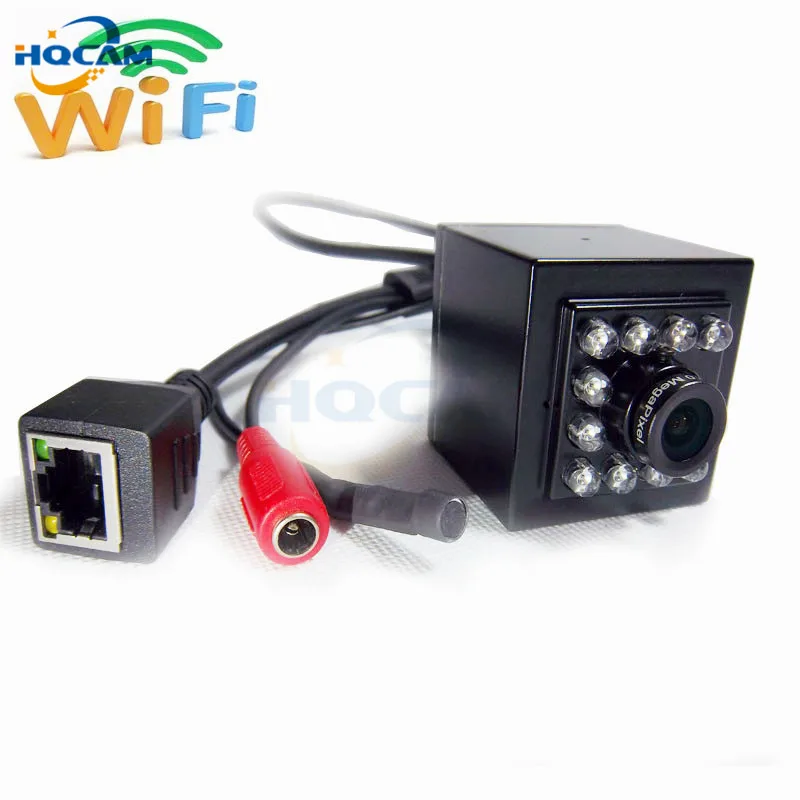Hqcam Беспроводной 720 P ИК-мини IP-камера WI-FI Мини ИК Камера indoor 940nm LED WI-FI IP-камера аудио маленький Ночное видение камера