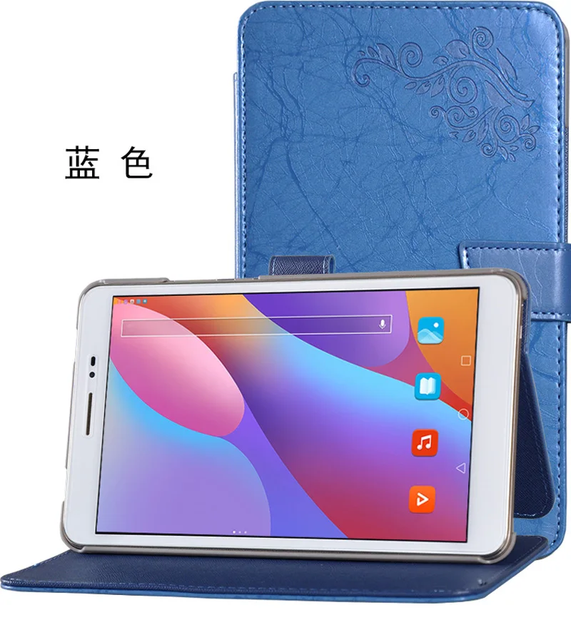 Роскошный чехол книжка из искусственной кожи с модным рисунком для Huawei Honor Tablet 2 JDN