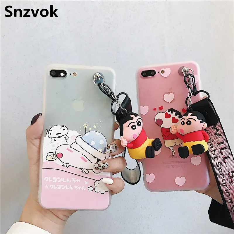 

Snzvok Crayon Shinchan pattern Doll Phone Case For VIVO X20 X9 X9S X7 plus X23 X21 Y85 Y83 Y79 Y75 Y71 Y67 Cute Cartoon Cover