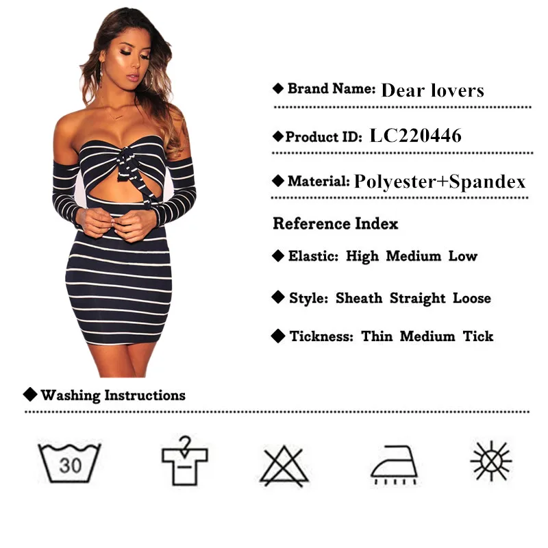 1Black-White-Striped-Off-Shoulder-Long-Sleeves-Dress-LC220446-2-28746_
