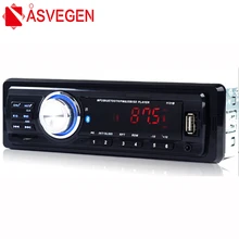 Asvegen 1 Дин Радио 12 В стерео Mp3 плеера Авто аудио стерео SD/MMC USB AUX-в Bluetooth зарядки телефона