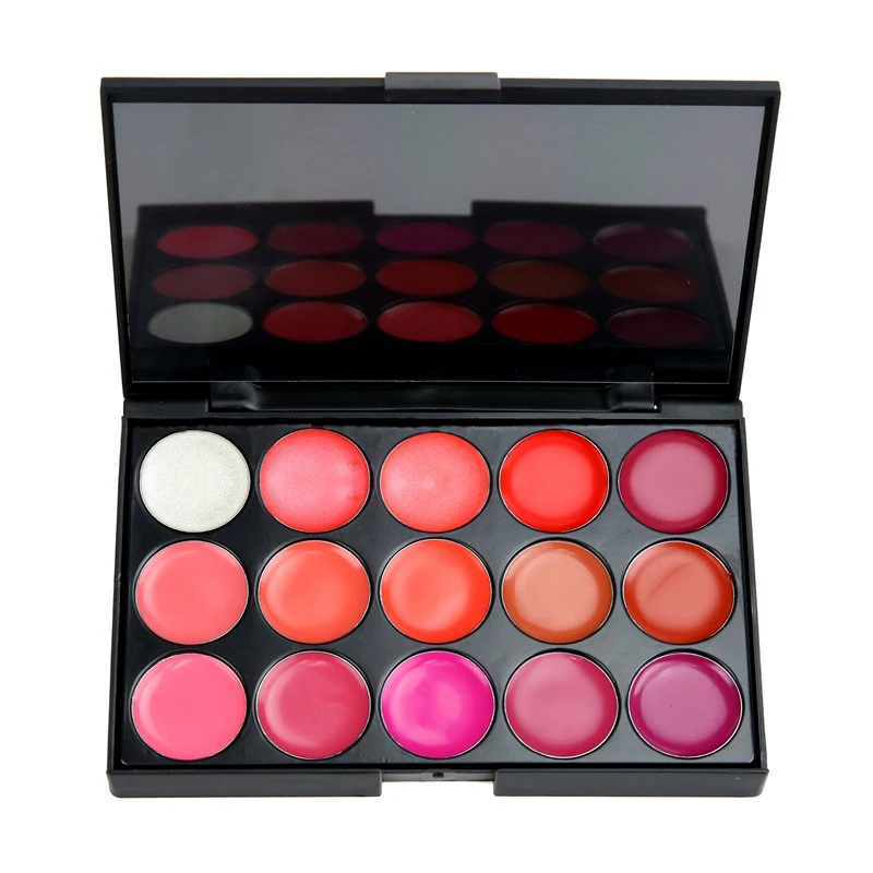 15 Color Lip Gloss Palettes High quality Hot Professional Lip Makeup