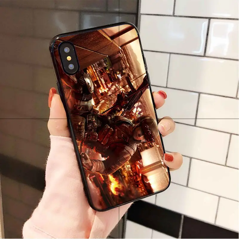 Babaite Rainbow Six Siege Coque чехол для телефона iPhone 8 7 6 6S Plus 5 5S SE XR X XS MAX Coque Shell