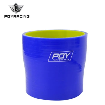 

PQY - Blue&yellow 2.75"-3" 70mm-76mm Silicone Hose Straight Reducer Joiner Coupling PQY-SH275300-QY