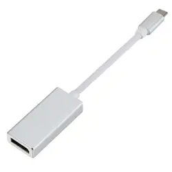 Портативный размер Thunderbolt 3 USB-C type-C преобразователь дисплейного порта 4 K 60Hz Стандартный DP type-C адаптер конвертер