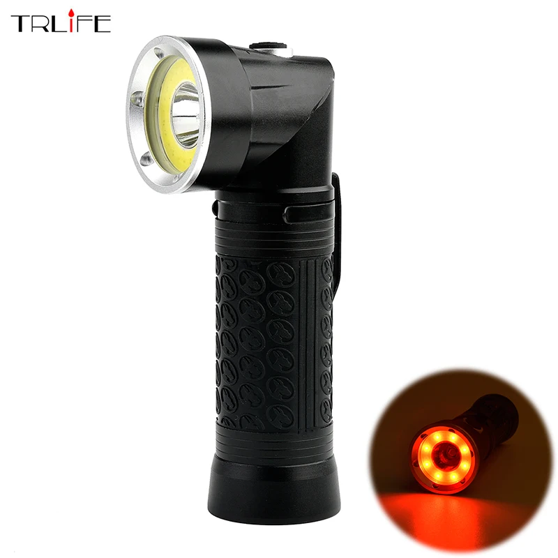 

5000Lumens T6+COB Led Flashlight Waterproof Torch Adjustable Lanterna Lamp for 18650 or AAA Hunting Fishing Light