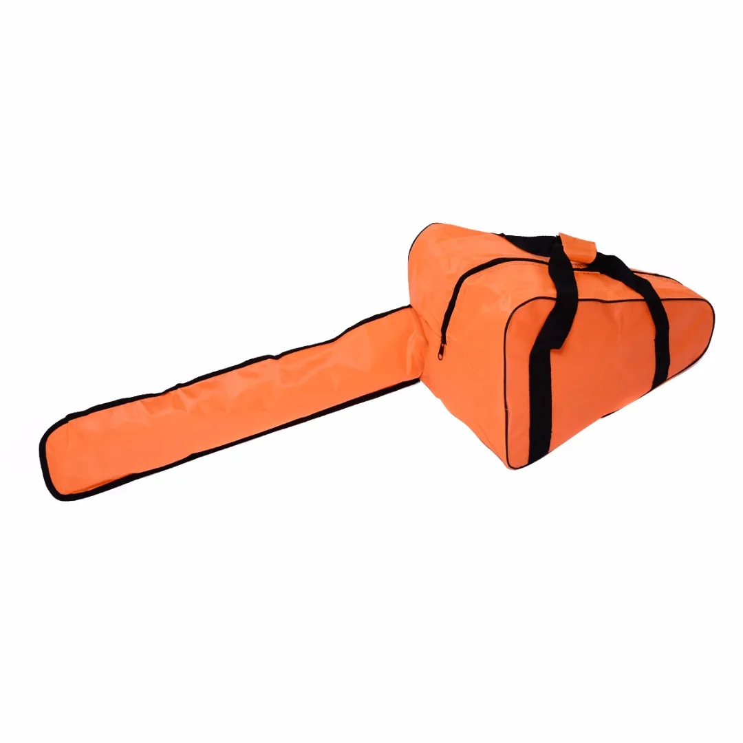 Mayitr Chainsaw Carrying Bag Case Oxford Fabric Chain Saw Protective Holdall Fit For 12'' / 14'' / 16'' Chainsaws Orange