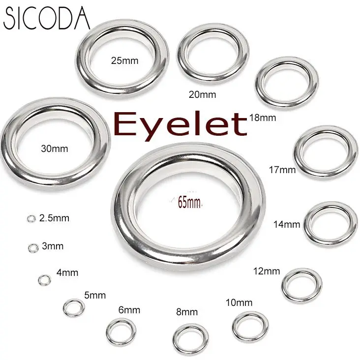 Eyelet Size Chart