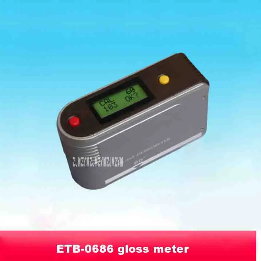 ETB-0686 глоссметр камень фотометр краска мрамор блеск для поверхности измерения бумаги блеск измерительный инструмент DC9V 0-200GU