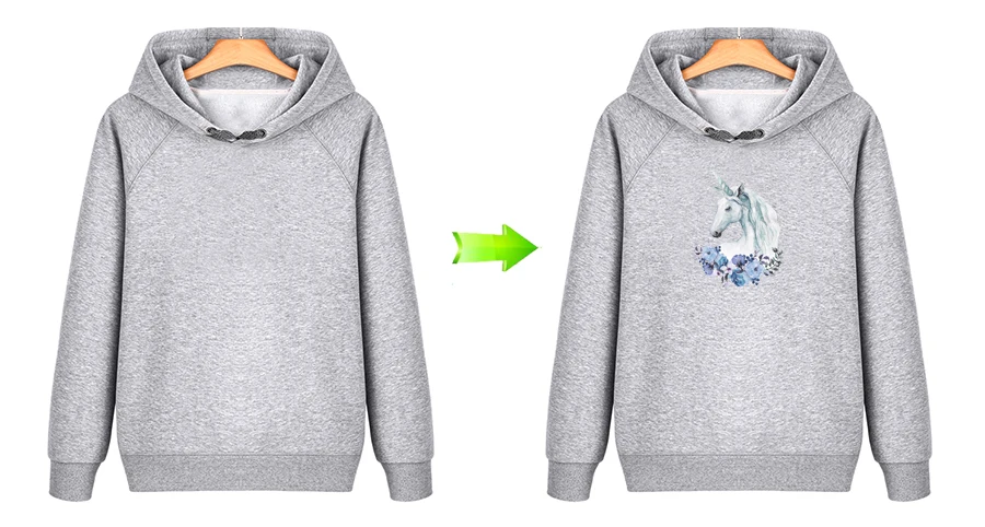 Popular Unicorn Stickers For Clothes Washable Clothing Deco Heat Transfer Badges New Design Diy Accessory Iron Patches (5)