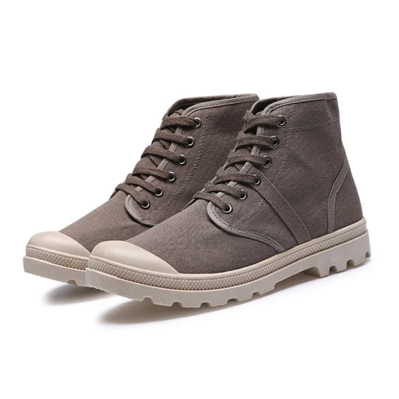 Cuculus Men Military Tactical Boots Desert Combat Outdoor Army Travel Shoes Leather Ankle Male Boots 5815