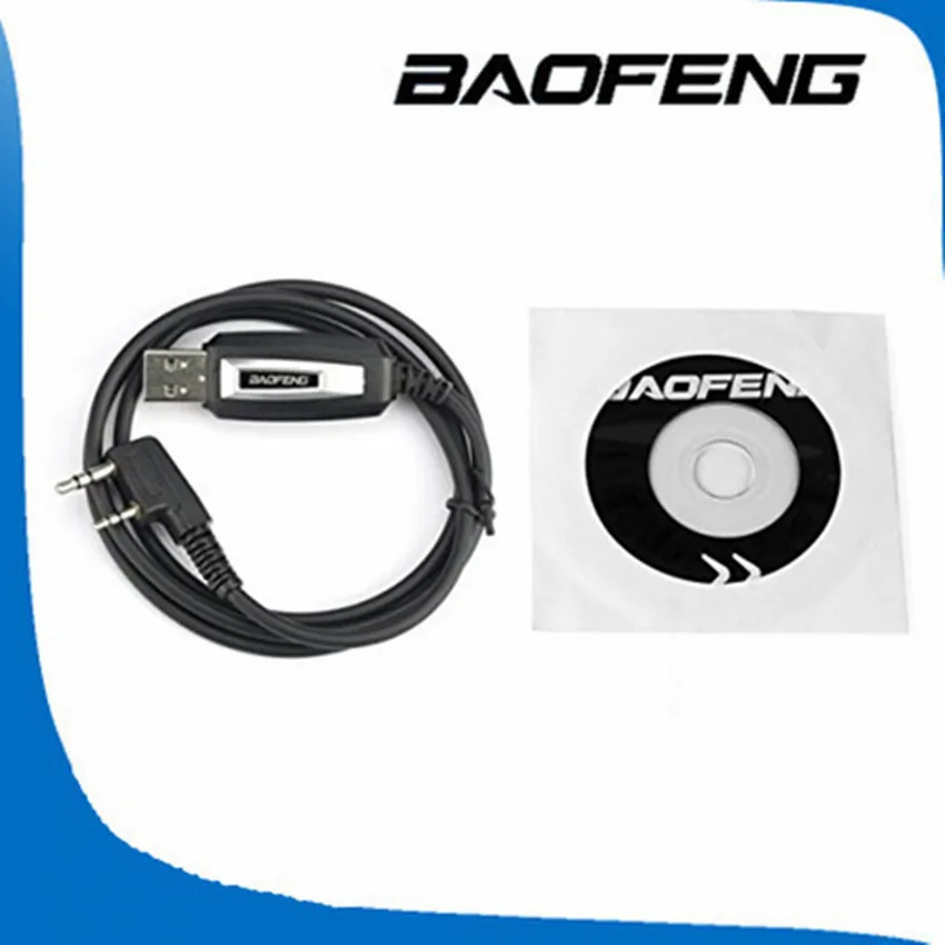 

Baofeng USB Programming Cable for Baofeng Two way Radio UV-5R, BF-888S,BF-F8+ With Driver CD