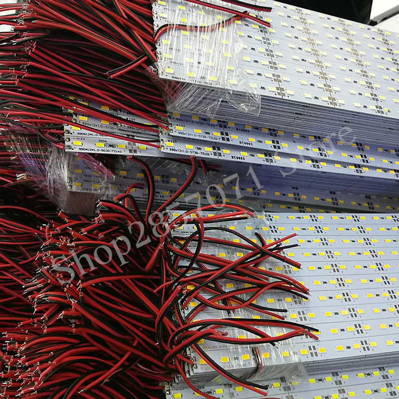 Led Light Bar 50pcs 50cm Hard Rigid light DC12V 36 led SMD 5630/5730 Aluminum Alloy Strip | Лампы и освещение