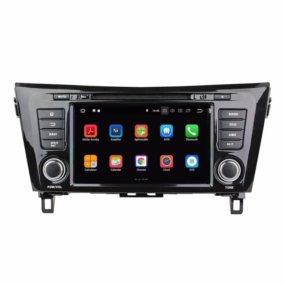Top Quad Core 8" Android 8.1 Car DVD Player for Nissan QashQai X-Trail 2014 2015 With 2GB RAM Radio GPS WIFI Bluetooth 16GB ROM 1