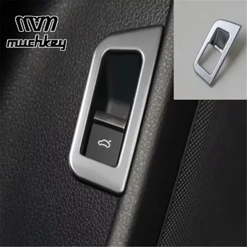 

car-styling car tail door button switch Frame Cover Trim Kit sequins decoration For Audi Q7 2016 2017