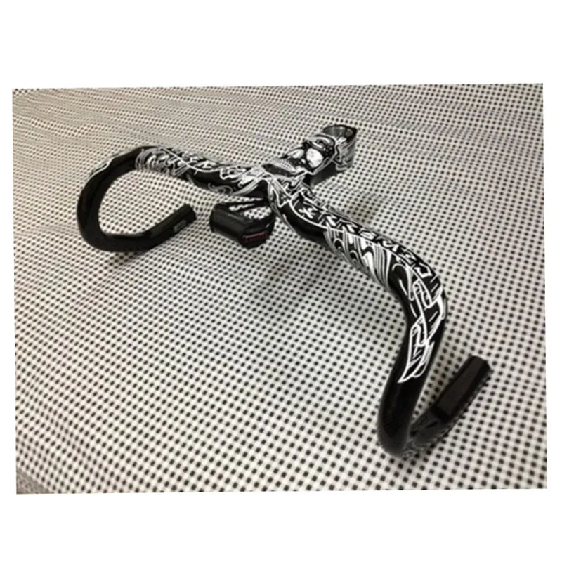 

2018 New carbon fiber carbon fiber highway bicycle thighed handle carbon handlebar road bike handlebar 400 420 440MM